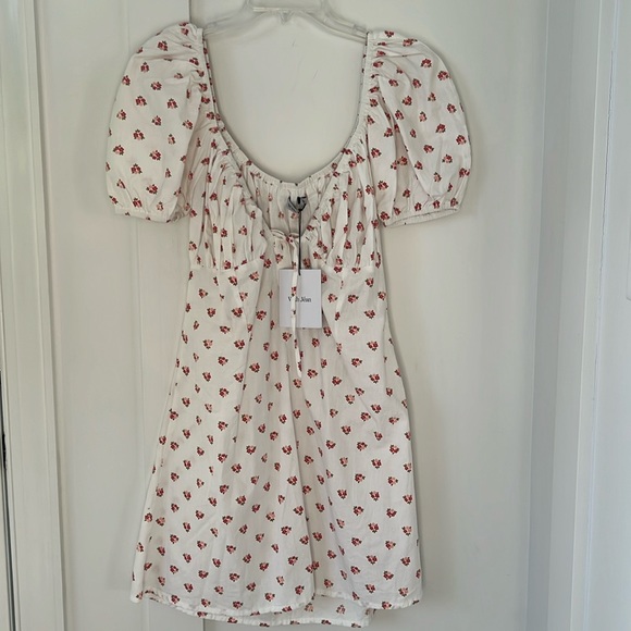 NWT With Jean Floral Mini Dress Size XL - Picture 2 of 10